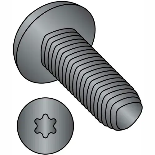 1/4-20X1/2 6 Lobe Pan Taptite Alternative Thread Rolling Screw Fully Thrd Black Oxide & Wax 4000 pcs Hot Deal