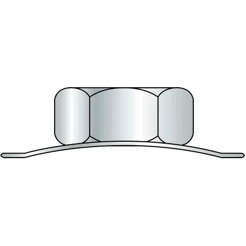 Premium 10-32 Conical K Kep Lock Nut Zinc Bake, Pkg of 5000