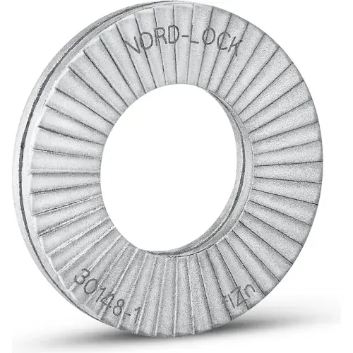 Nord-Lock 2145 Wedge Locking Washer - Carbon Steel - Zinc Coated - 3/8" - Large O.D. - Pkg of 200 Place Order