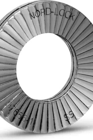 Nord-Lock 1074 Wedge Locking Washer - 316 Stainless Steel - M4 ( 8) - Large O.D. - Pkg of 200 Seasonal Sale