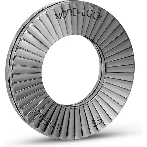 Nord-Lock 1074 Wedge Locking Washer - 316 Stainless Steel - M4 ( 8) - Large O.D. - Pkg of 200 Seasonal Sale