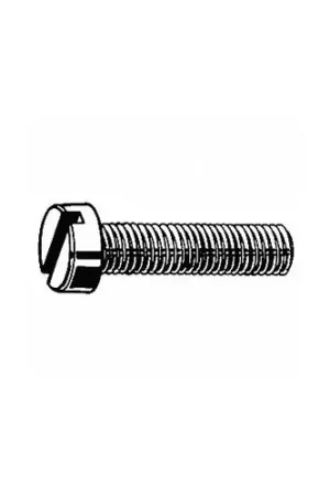 M8 x 1.25 x 25mm Cheese Head Machine Screw - Steel - Zinc - DIN 125B - Pkg of 100 Deal