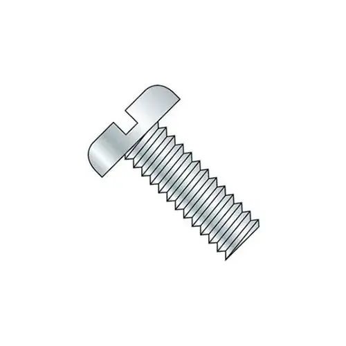Seasonal Sale M4 x 0.7 x 5mm Machine Screw - Slotted Pan Head - Steel - Zinc - DIN 125B - Pkg of 100