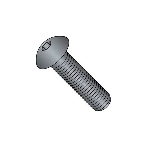 High Quality M6 x 1.0 x 20mm Button Socket Cap Screw - Steel - Black Oxide - DIN 125B - Class 10.9 - Pkg of 100