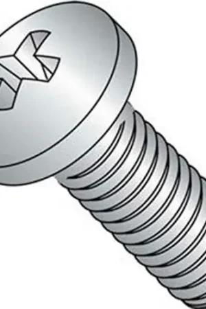 Fan Favorite M3 x 0.5 x 40mm - Machine Screw - Phillips Pan Head - 304 Stainless Steel - DIN 7985 - Pkg of 100