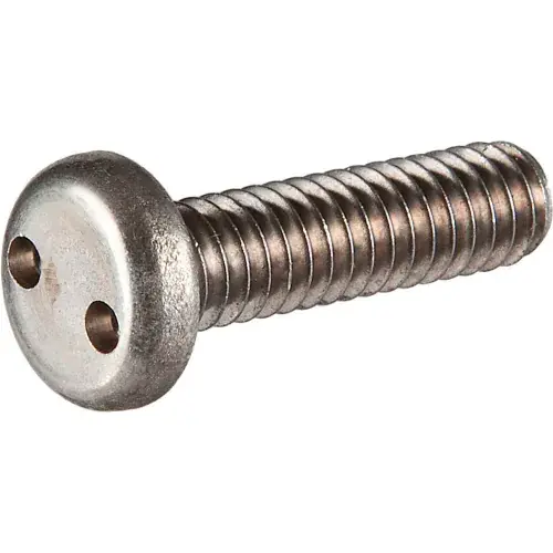 Buy Online 1/4-20 x 3" Tamper-Proof Security Spanner Machine Screw - Pan Head - 18-8 Stainless Steel - 50 Pk