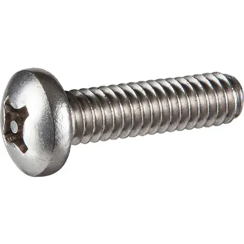 8-32 x 2-1/2" Security Machine Screw - Pan Phillips Head - 18-8 Stainless Steel - 100 Pk Budget