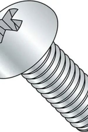 Final Sale 6-32 x 3/4" Machine Screw - Round Head - Phillips - Steel - Zinc CR+3 - FT, Pack of 100