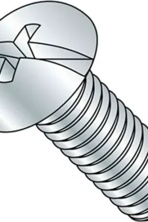 1/4-20 x 2-1/2" Machine Screw - Round Head - Phillips/Slotted - Steel - Zinc CR+3 - FT, Pack of 100 In Demand