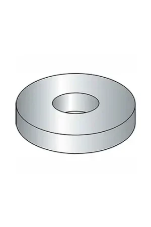 2" Flat Washer - USS - 2" I.D. - .153/.213" Thick - Steel - Plain - Grade 2 - Pkg of 10 Save Now