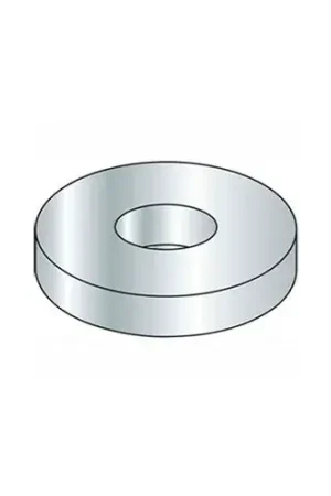 In Demand 1-1/4" Flat Washer - SAE - 1-5/16" I.D. - Steel - Zinc - Grade 2 - Pkg of 1 Lb.