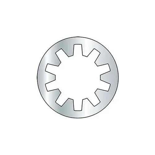 7/16" Internal Tooth Lock Washer - Grade 2 - Steel - Zinc - Pkg of 100 Authentic