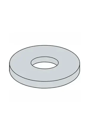 New Arrival 3/8" Fender Washer - .41" I.D. - .047/.08" Thick - Steel - Zinc - Grade 2 - Pkg of 100