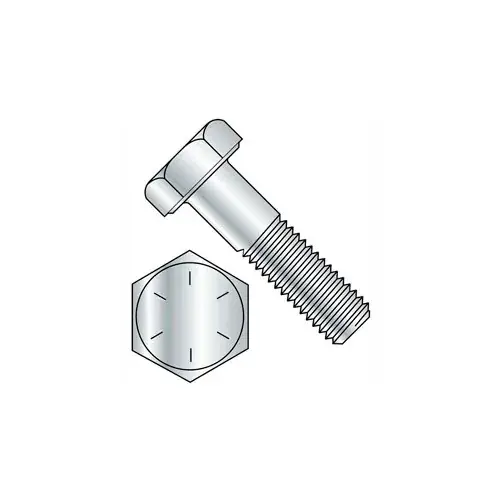 Budget 5/16-18 x 3-1/2" Hex Head Cap Screw - Steel - Plain - UNC - Grade 8 - USA, Pack of 50