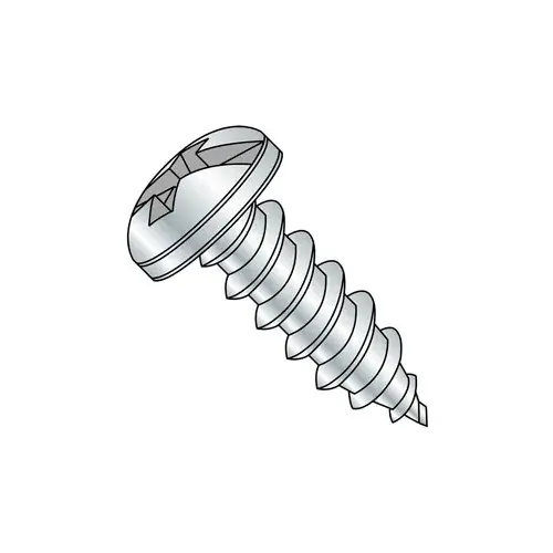 Weekend Sale 6 x 1-1/4" Sheet Metal Screw - Combo Pan Head - Steel - Zinc Plated - Pkg of 100