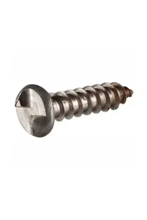 Big Sale 8AB x 2-1/2" Security Sheet Metal Screw - Round One-Way Head - Steel - Zinc - FT - USA - 100 Pk