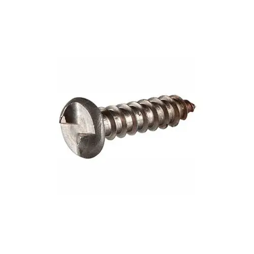 Big Sale 8AB x 2-1/2" Security Sheet Metal Screw - Round One-Way Head - Steel - Zinc - FT - USA - 100 Pk