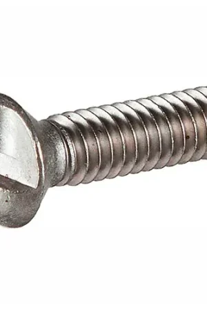 Professional Grade 10-24 x 1/2" Security Machine Screw - Oval One-Way Head - Steel - Zinc - FT - UNC - USA - 100 Pk