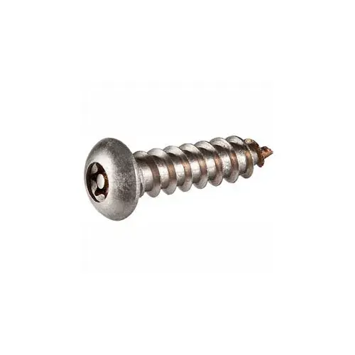 Limited Offer 14AB x 1" Security Sheet Metal Screw - Button Torx Head - 302HQ Stainless Steel - FT - USA - 100 Pk