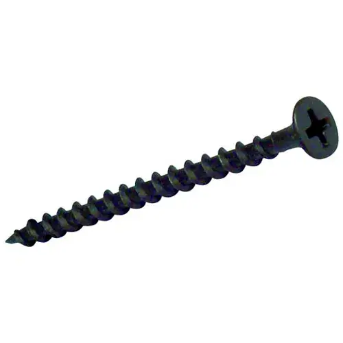 6 x 2" Drywall Screw - Phillips Bugle Head - Steel - Black Phosphate - Sharp Point - Pkg of 5 Lbs. Get Yours