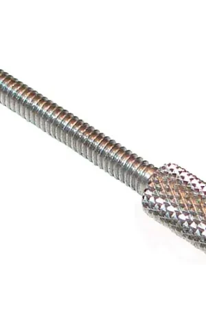 Crafted Narrow Head Thumb Screw - M4 x 0.7 - 19mm Thread - 4.8mm Head Dia. - 9.5mm Head H - SS - Pkg of 5