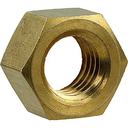 Same Day Shipping L.H.Dottie® Hex Nut, Solid Brass, 3/8"-16, 50 Pack