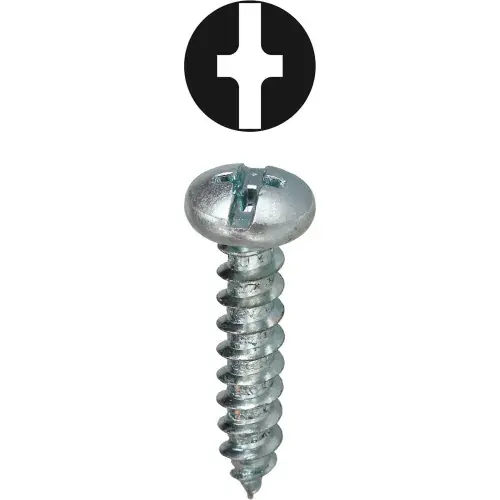 Brand New L.H.Dottie® Sheet Metal Screw, Combo Pan Head, Carbon Steel, 10 x 2", 50 Pack