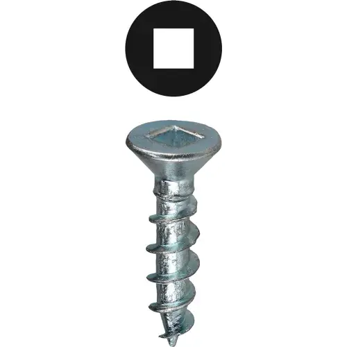 Save Now L.H.Dottie® Flat Head Wood Screw, Square, Carbon Steel, 10 x 3/4", 100 Pack