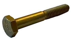 MS90725-9 Mil-Spec Hex Head Cap Screws Steel Cadmium Yellow Plated 1/4-20 X 1-1/8" (1900 / Pkg.) Luxury