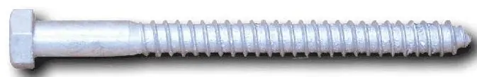 3/4" X 4-1/2" Hex Head Lag Screws Steel Hot Dipped Galvanized (70 / Pkg.) Brand New