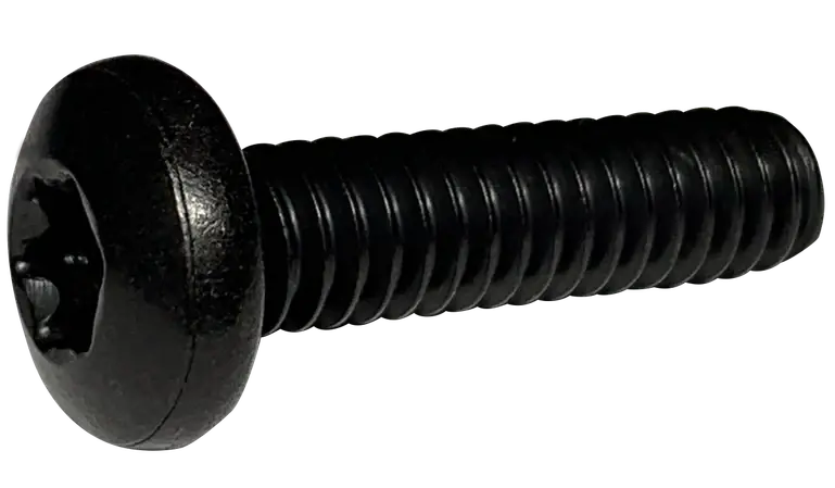 Grab Now 4-40 X 3/8" Machine Screws Pan Head Six Lobe Drive Steel Black Zinc (10000/Pkg.)