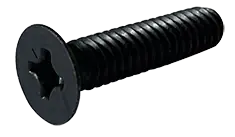 Discount 0-80 X 3/16" Machine Screws Flat Head Phillips Drive 18/8 Stainless Steel Black Oxide (1000/Pkg.)