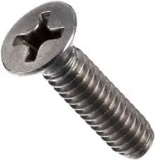 Fan Favorite 6-32 X 5/16" Machine Screws Flat Head Phillips Drive 316 Stainless Steel (300/Pkg.)