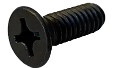 10-24 X 2" Machine Screws Flat Head Phillips Drive Steel Black Oxide (2000/Pkg.) Low Price