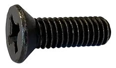 Limited Offer 10-24 X 1/2" Machine Screws 82 Degree Flat Undercut Head Phillips Drive Steel Black Zinc (10000/Pkg.)