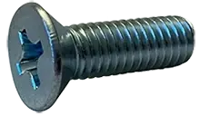Grab Now 2-56 X 7/16" Machine Screws Flat Head Phillips Drive Steel Zinc Plated (10000/Pkg.)