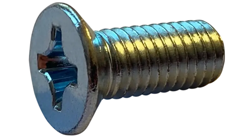 M3-0.5 X 18mm Machine Screws Flat Head Phillips Drive Steel Zinc Plated (3000/Pkg.) Best Price