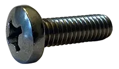 1/4"-28 X 1/2" Machine Screws Pan Head Phillips Drive 18/8 Stainless Steel Black Oxide (1000/Pkg.) Bargain