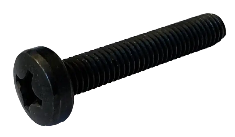 4-40 X 1/4" Machine Screws Pan Head Phillips Drive Steel Black Zinc (10000/Pkg.) Best Choice