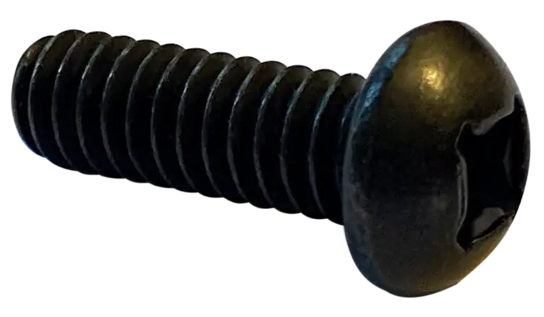Discount 4-40 X 1/4" Machine Screws Round Head Phillips Drive Steel Black Oxide (10000/Pkg.)