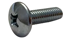 Bargain 2-56 X 3/8" Machine Screws Truss Head Phillips Drive Steel Zinc Plated (10000/Pkg.)