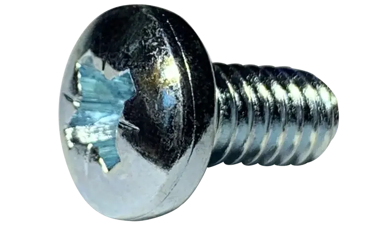4-40 X 1/2" Machine Screws Pan Head Pozidriv Drive Steel Zinc Plated (10000/Pkg.) High Quality