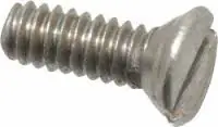 3/4"-10 X 2" Machine Screws Flat Head Slotted Drive Plain Steel (50/Pkg.) Fan Favorite