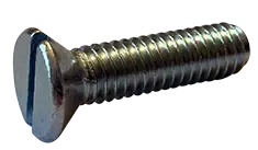 Final Sale 1/2"-13 X 1" Machine Screws Flat Head Slotted Drive Steel Zinc Plated (50/Pkg.)