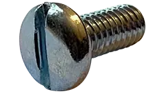 6-32 X 3/16" Machine Screws Pan Head Slotted Drive Steel Zinc Plated (10000/Pkg.) Premium