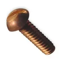 Markdown 3/8"-16 X 3" Machine Screws Round Head Slotted Drive Silicon Bronze (25/Pkg.)