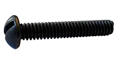 10-24 X 1/2" Machine Screws Round Head Slotted Drive Steel Black Oxide (8000/Pkg.) Hot Picks