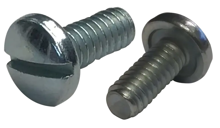 2-56 X 3/8" Machine Screws Undercut Binder Head Slotted Drive Steel Zinc Plated (10000/Pkg.) Premium