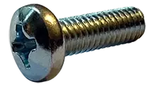Buy Online M3-0.5 X 5mm Machine Screws Pan Head Phillips Drive Steel Zinc Plated (100/Pkg.)