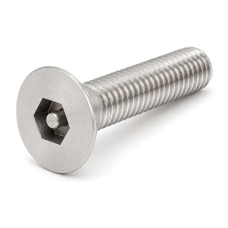 Best Price 3/8-16 X 1-1/2" Flat Head Cap Screws Tamper Resistant Pin-In Socket Drive 18/8 Stainless Steel (100 / Pkg.)